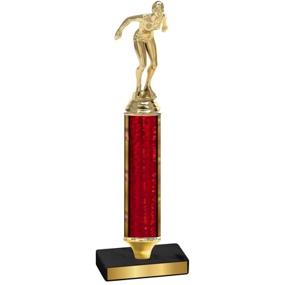 Value Red Glacier Tennis Trophy