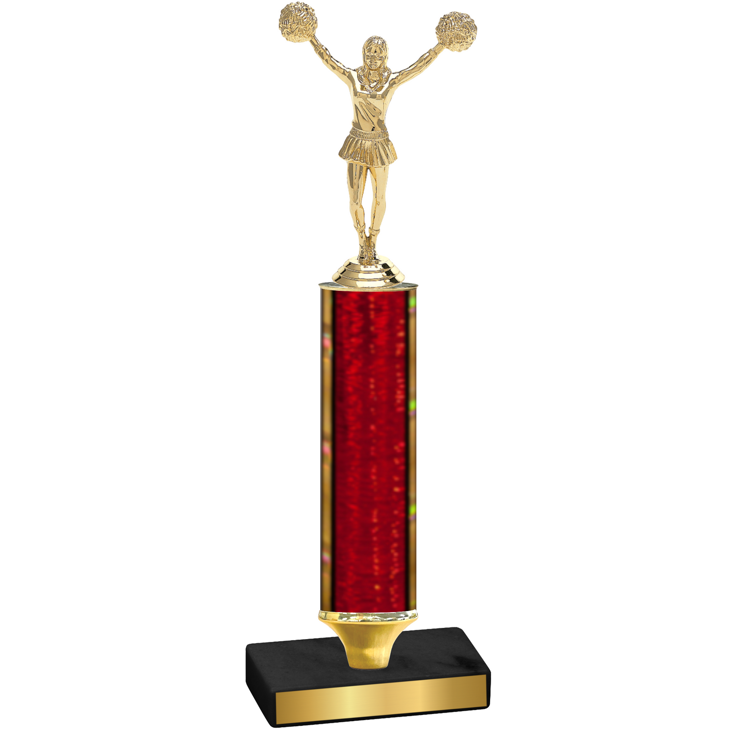 Value Red Glacier Cheerleading Trophy