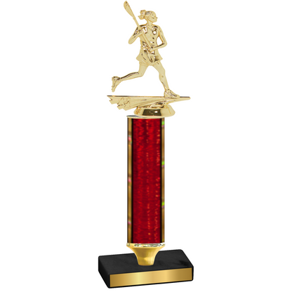 Value Red Glacier Lacrosse Trophy