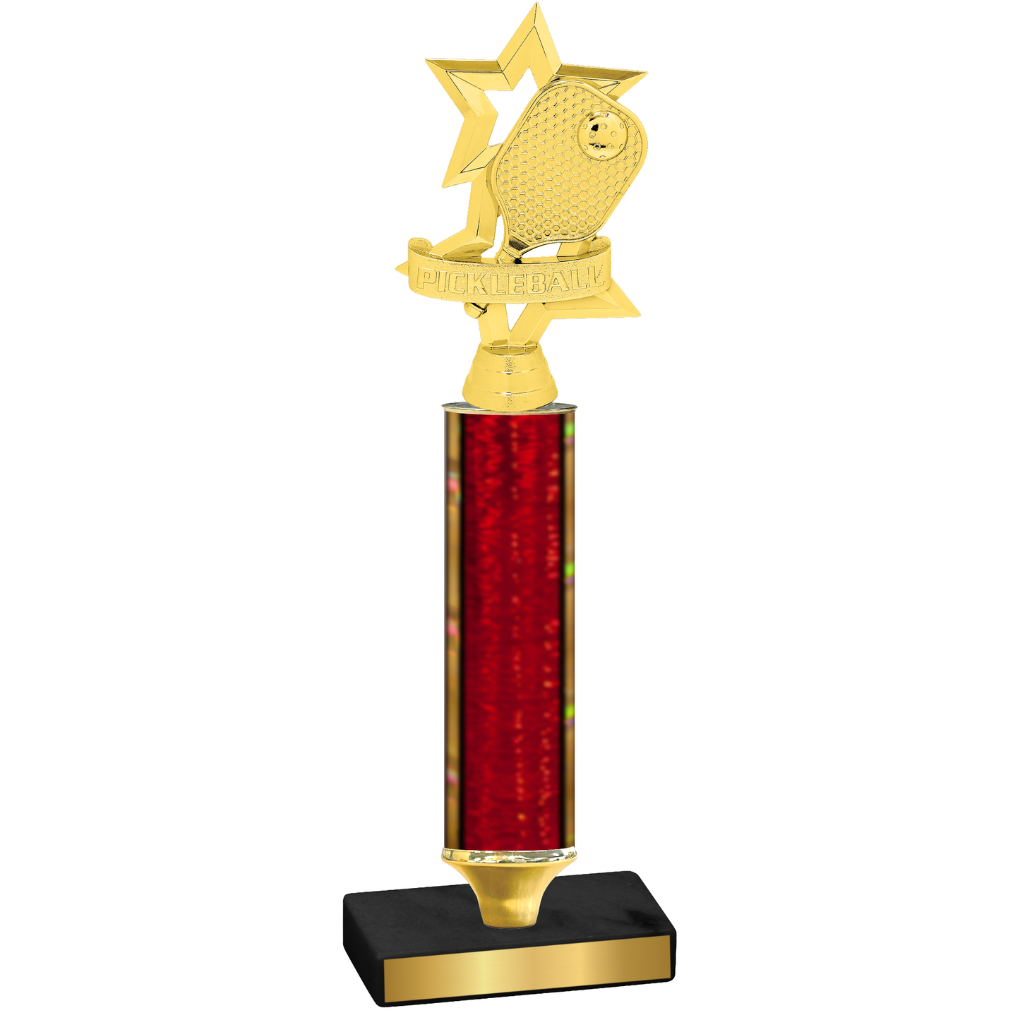 Value Red Glacier Pickleball Trophy