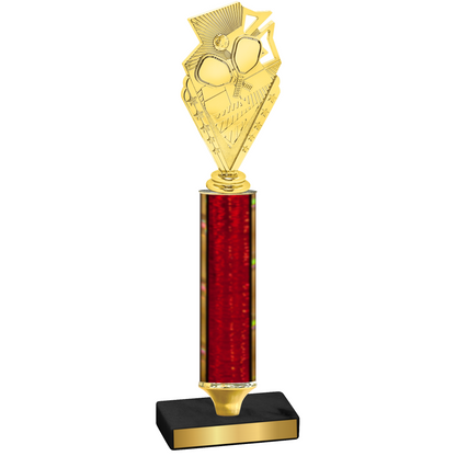 Value Red Glacier Pickleball Trophy