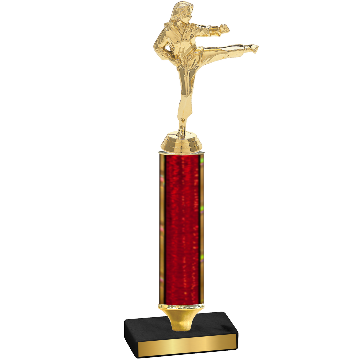 Value Red Glacier Karate Trophy