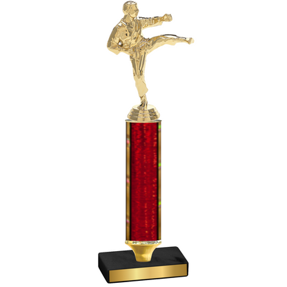 Value Red Glacier Karate Trophy