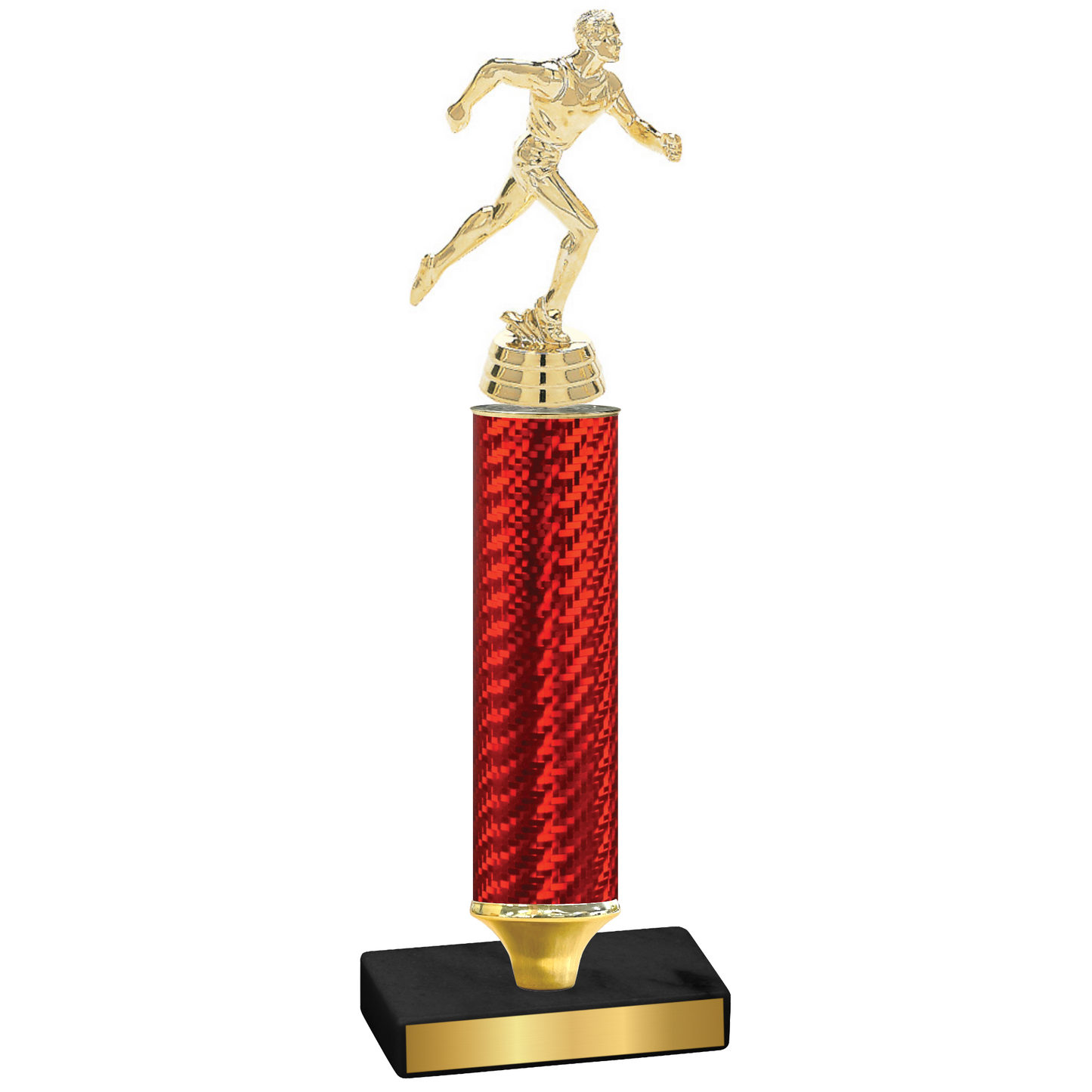 Value Red Carbon Fiber Running Trophy