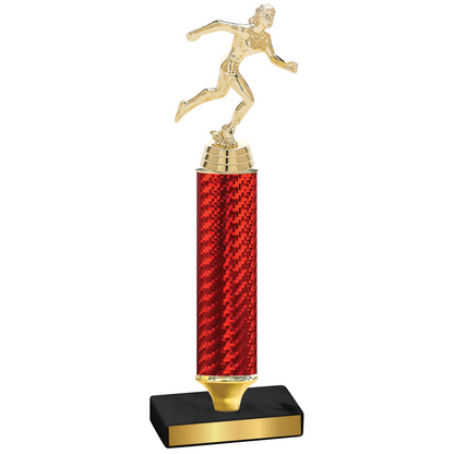 Value Red Carbon Fiber Running Trophy