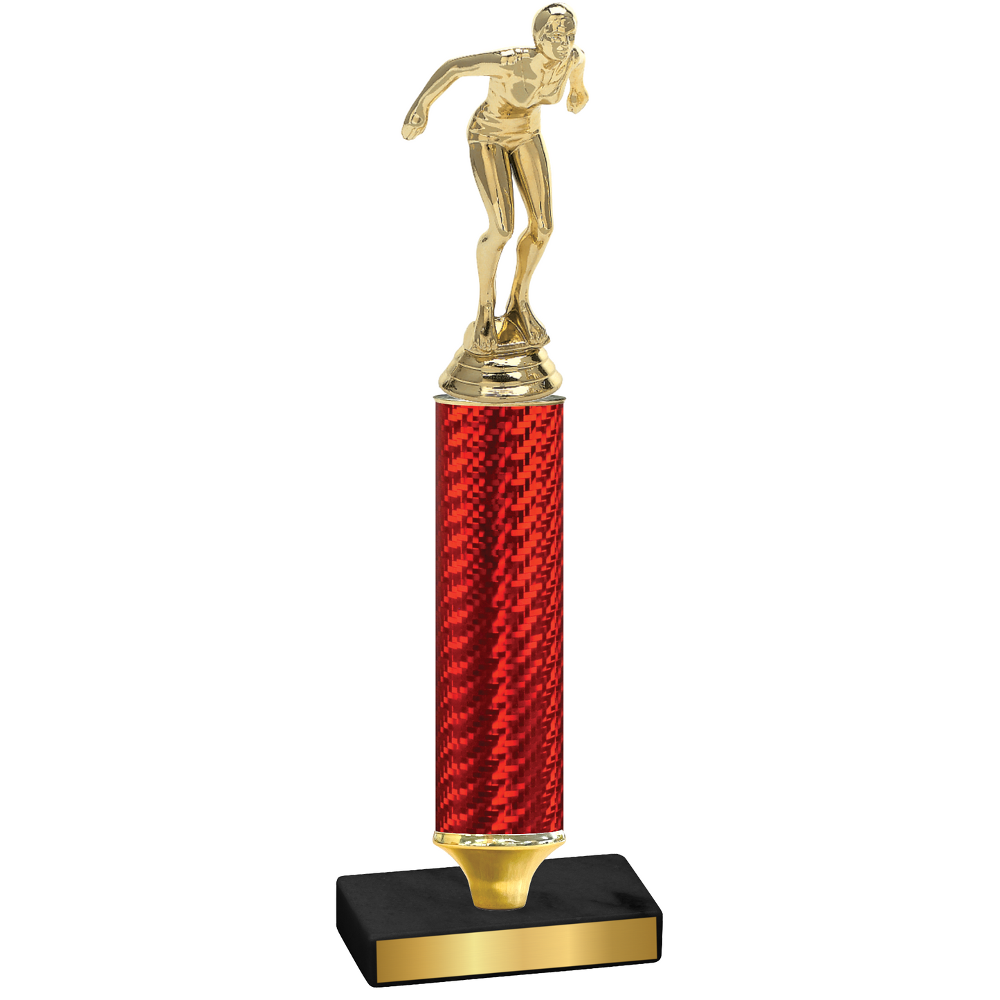 Value Red Carbon Fiber Tennis Trophy