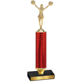 Value Red Carbon Fiber Cheerleading Trophy