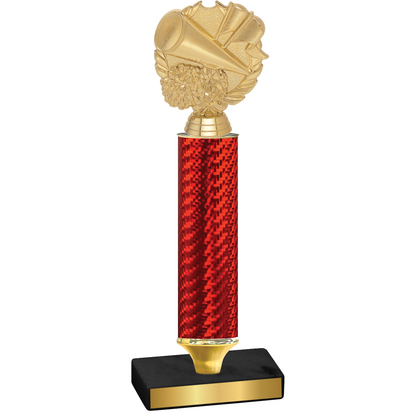 Value Red Carbon Fiber Cheerleading Trophy