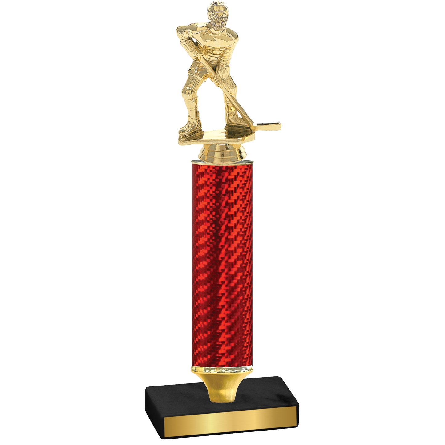 Value Red Carbon Fiber Hockey Trophy