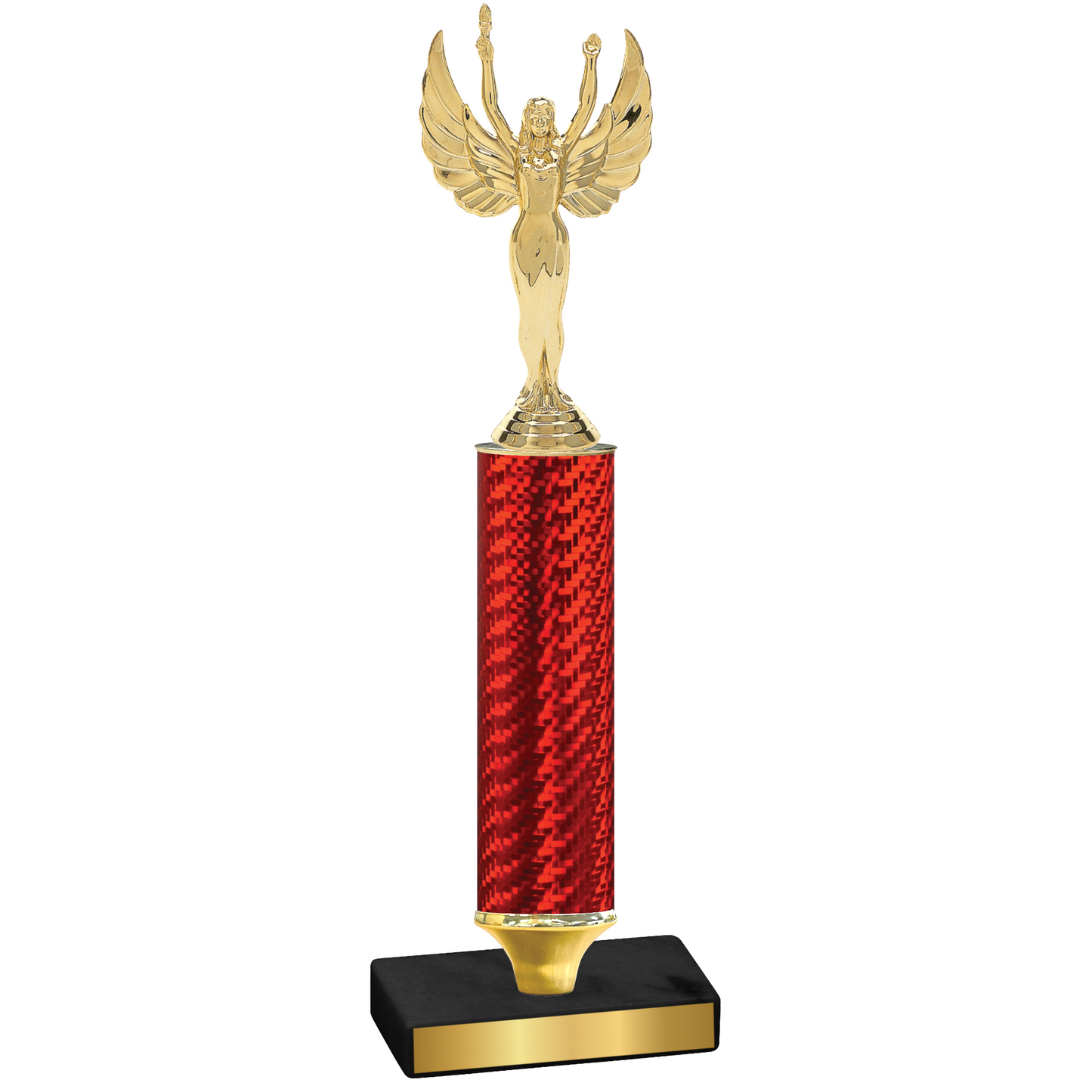 Value Red Carbon Fiber Victory Trophy