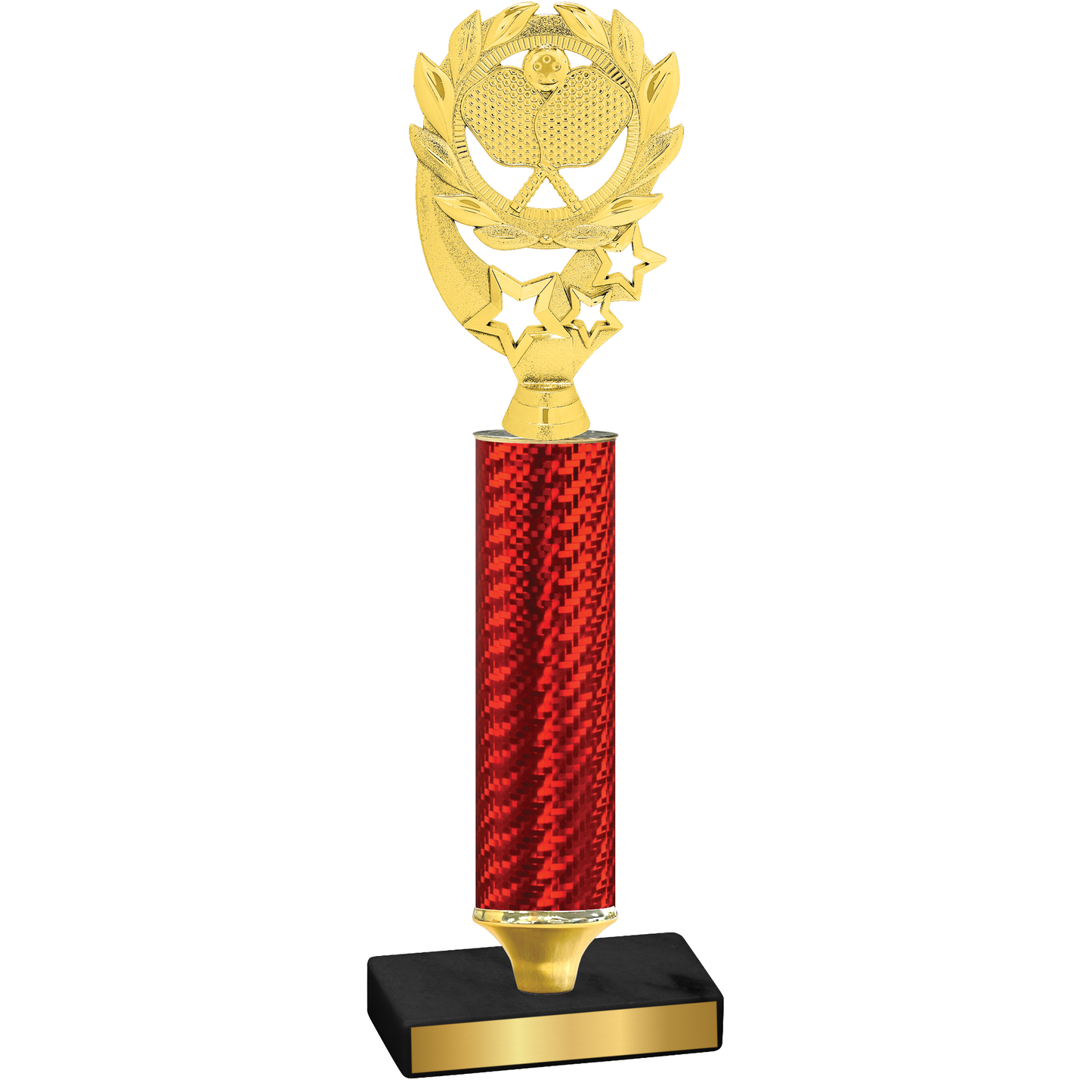 Value Red Carbon Fiber Pickleball Trophy