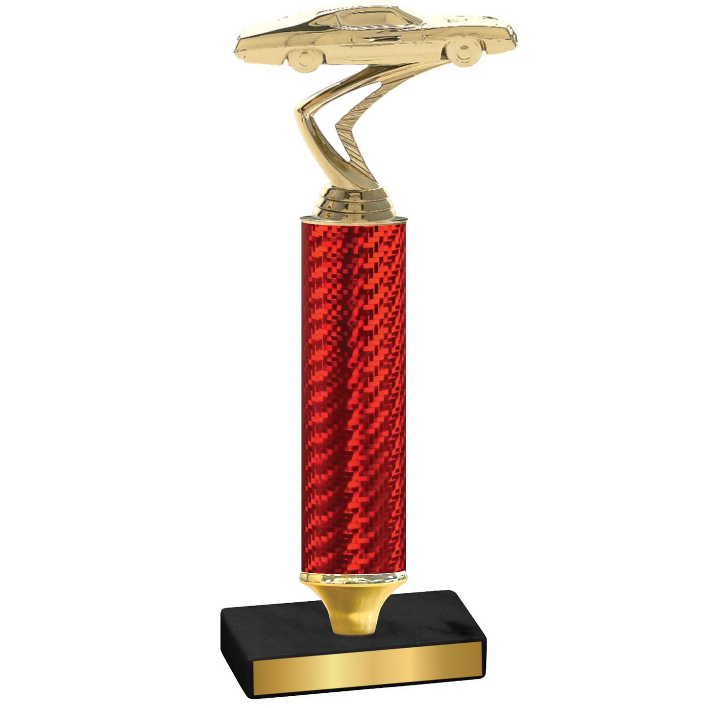 Value Red Carbon Fiber Cars Trophy