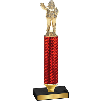 Value Red Carbon Fiber Holiday Trophy