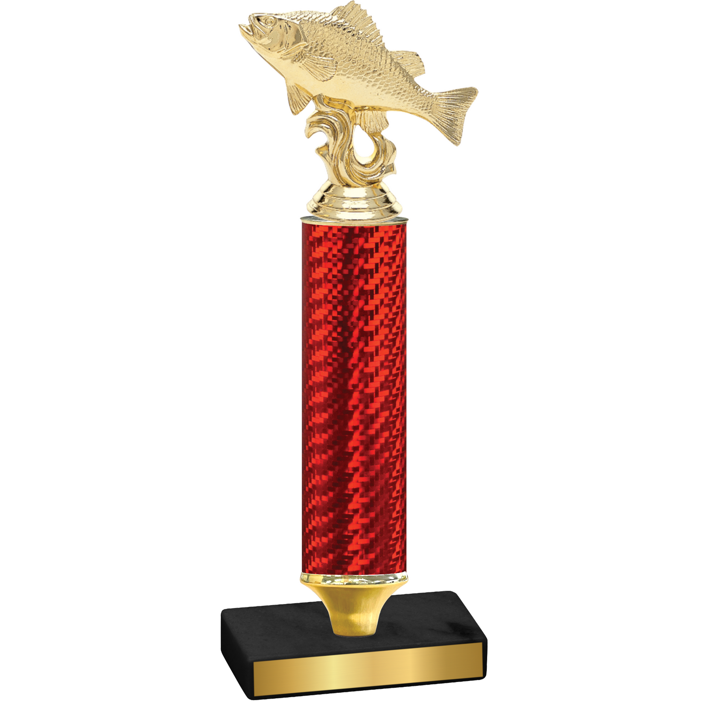 Value Red Carbon Fiber Fishing Trophy