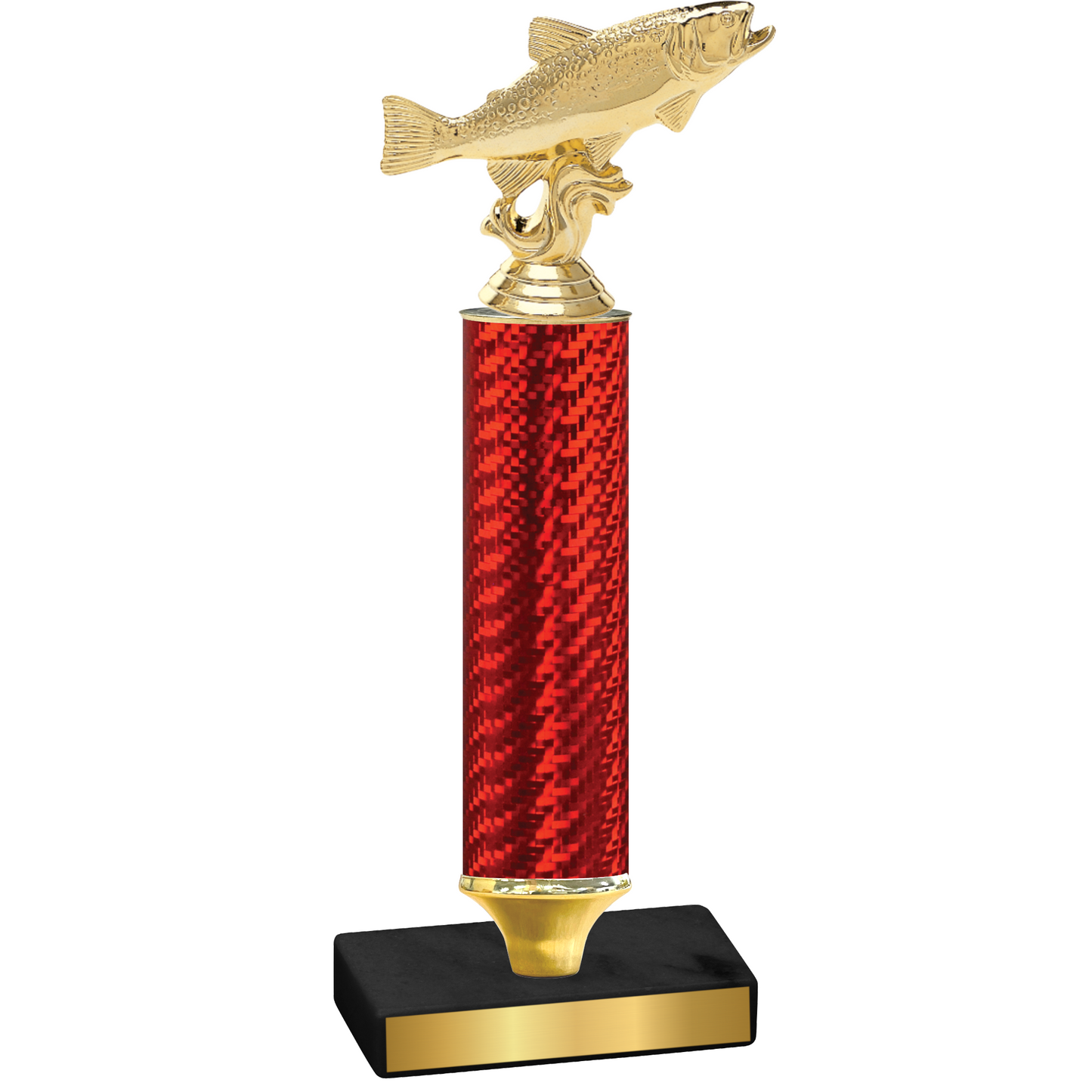 Value Red Carbon Fiber Fishing Trophy