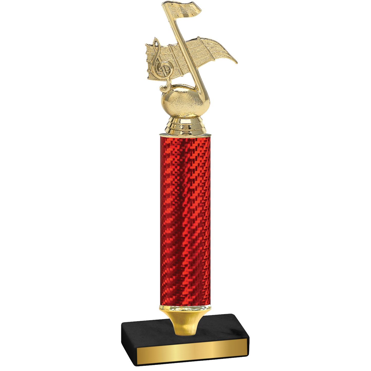 Value Red Carbon Fiber Music Trophy