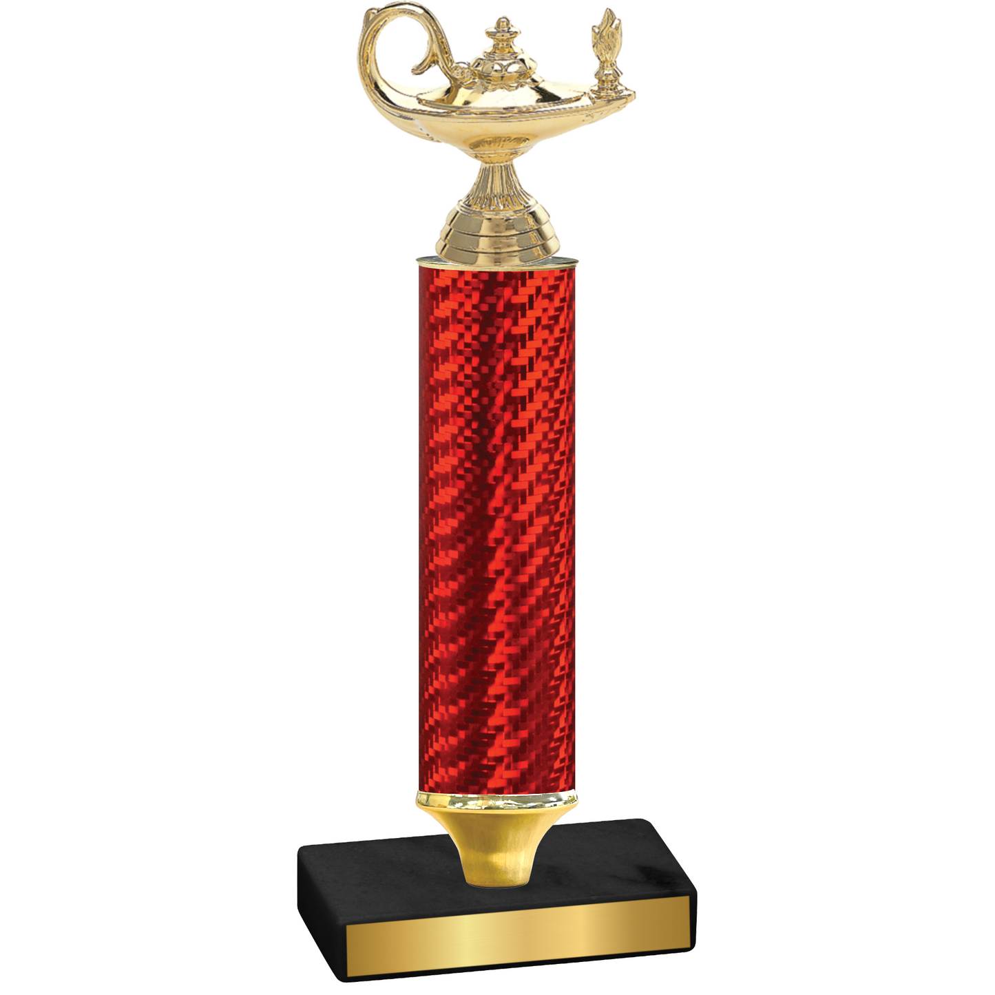 Value Red Carbon Fiber Academics Trophy