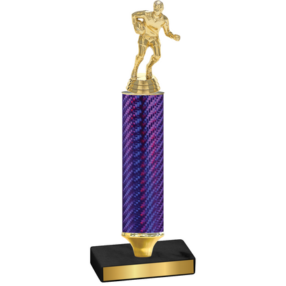 Value Purple Carbon Fiber Rugby Trophy