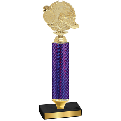 Value Purple Carbon Fiber Running Trophy