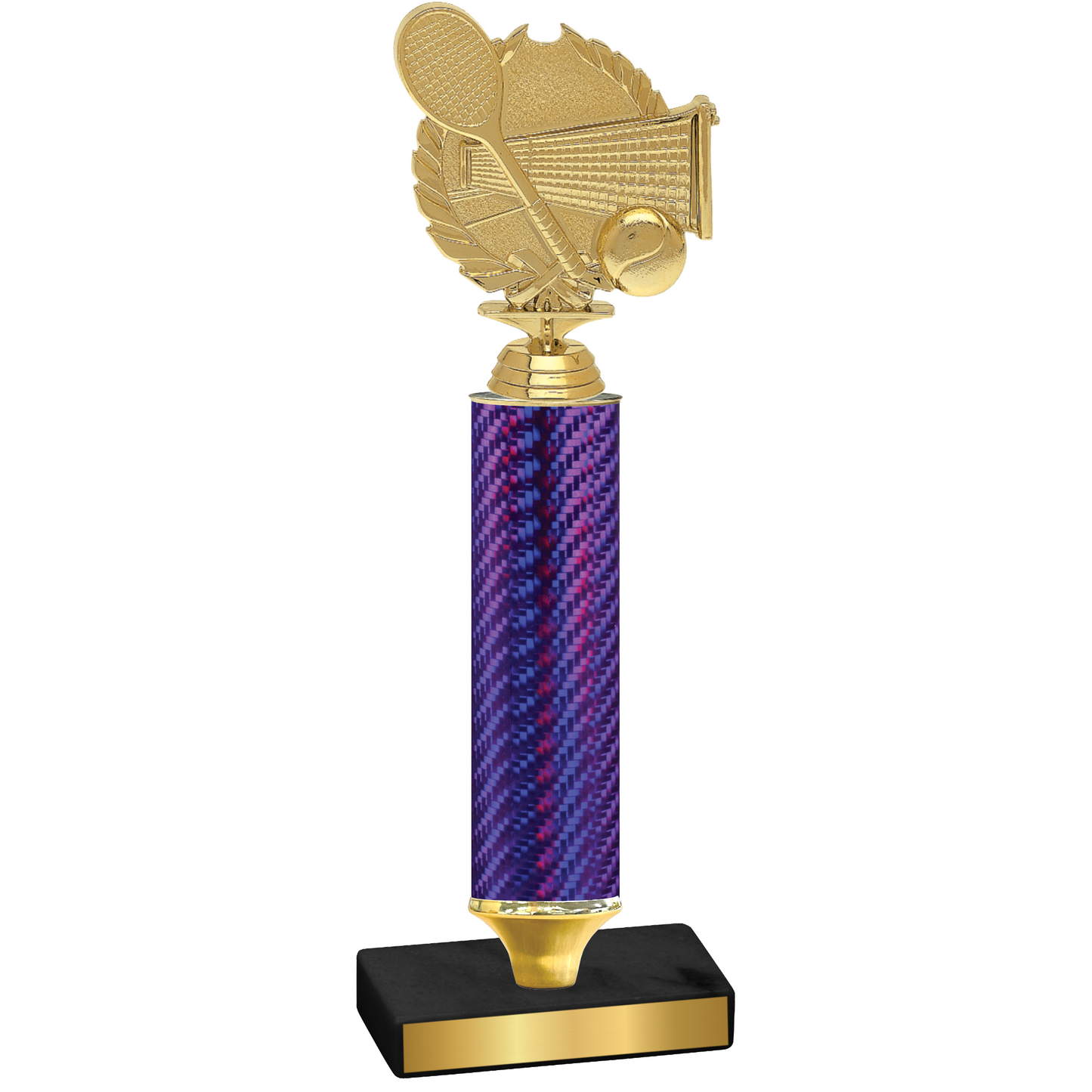 Value Purple Carbon Fiber Tennis Trophy