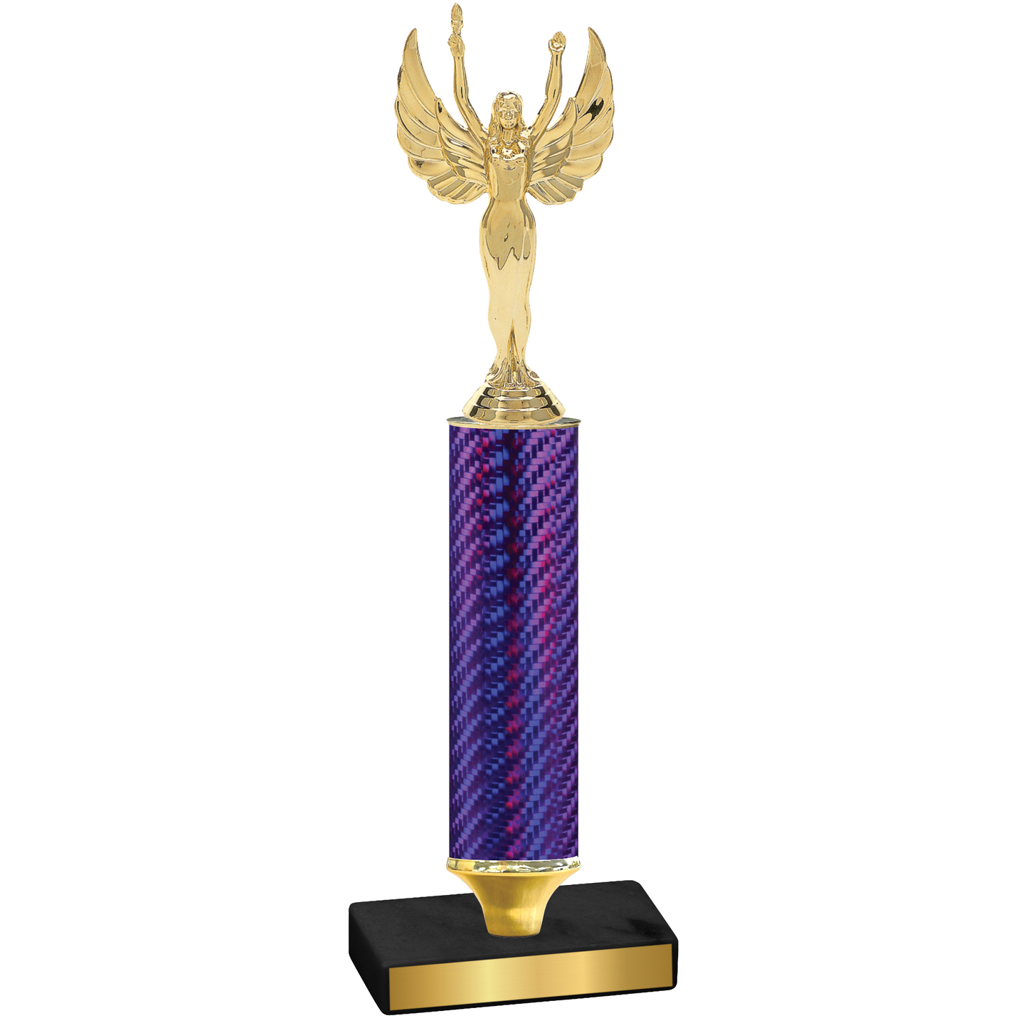 Value Purple Carbon Fiber Victory Trophy