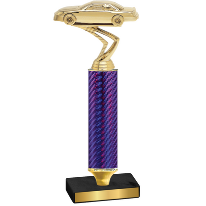 Value Purple Carbon Fiber Cars Trophy