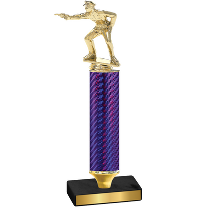 Value Purple Carbon Fiber Shooter Trophy