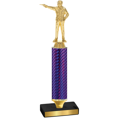 Value Purple Carbon Fiber Shooter Trophy