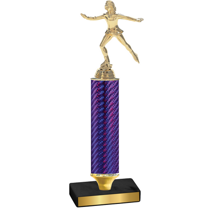 Value Purple Carbon Fiber Skater Trophy