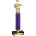 Value Purple Carbon Fiber Music Trophy