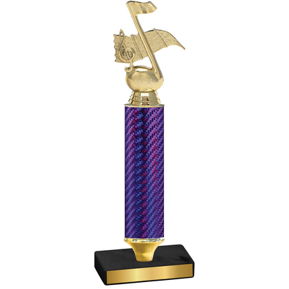 Value Purple Carbon Fiber Music Trophy