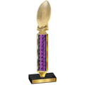 Value Purple Glacier Football Trophy