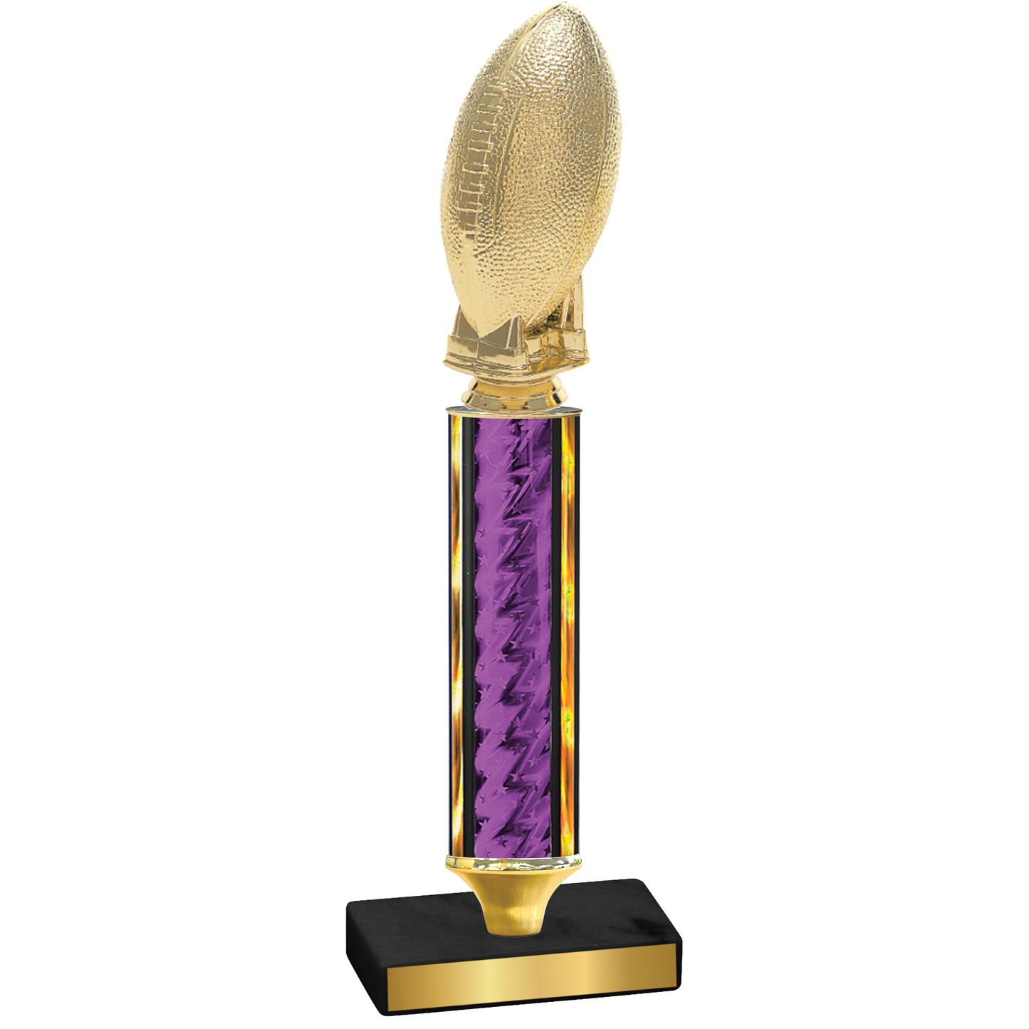 Value Purple Glacier Football Trophy