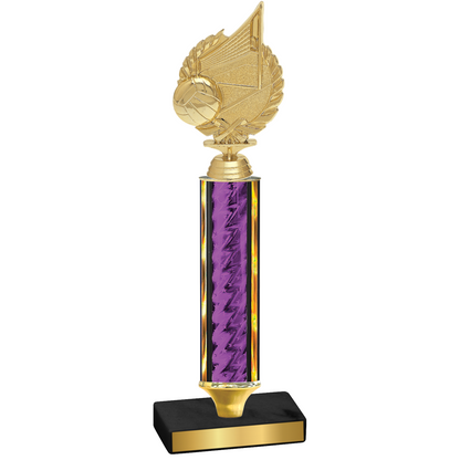 Value Purple Glacier Volleyball Trophy