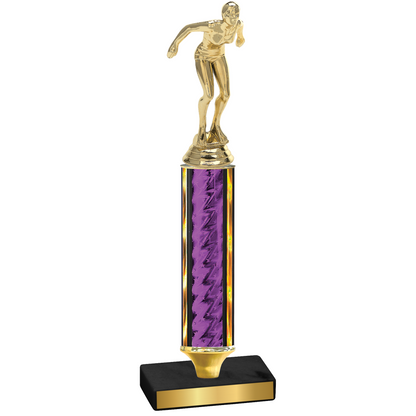 Value Purple Glacier Tennis Trophy