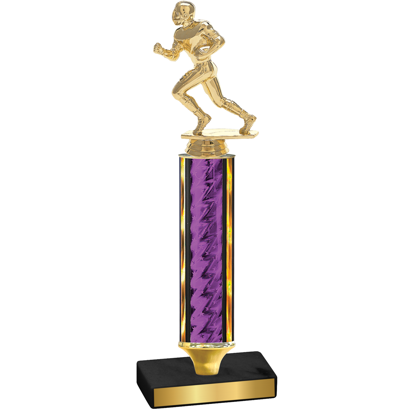 Value Purple Glacier Football Trophy