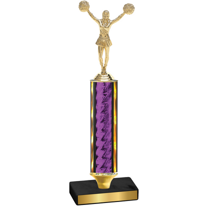 Value Purple Glacier Cheerleading Trophy