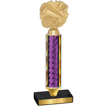 Value Purple Glacier Cheerleading Trophy