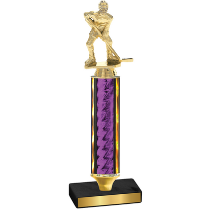 Value Purple Glacier Hockey Trophy