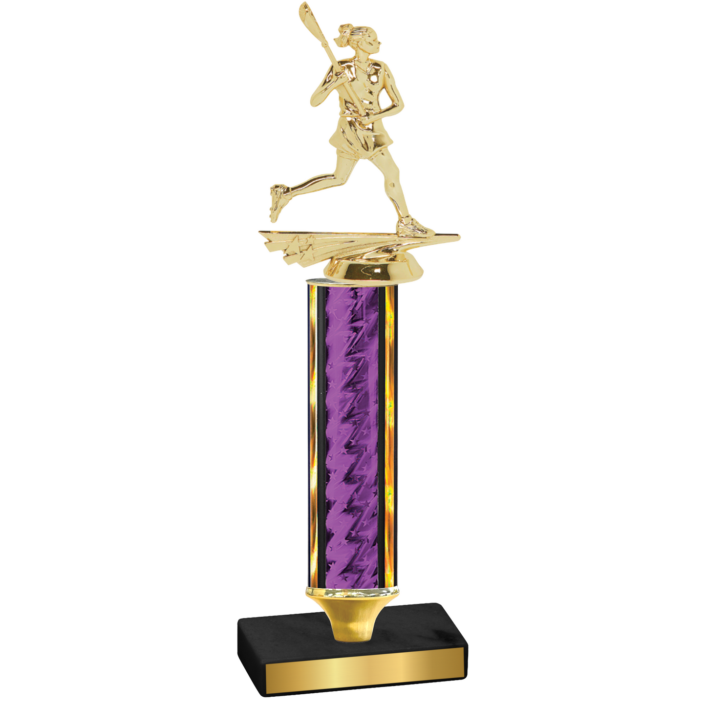 Value Purple Glacier Lacrosse Trophy