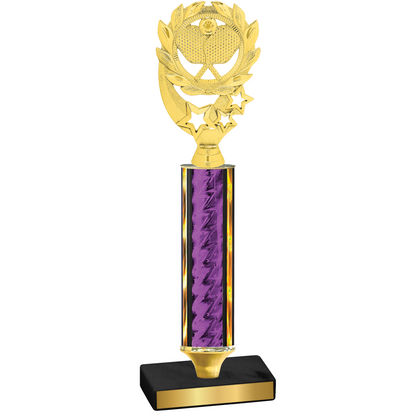 Value Purple Glacier Pickleball Trophy