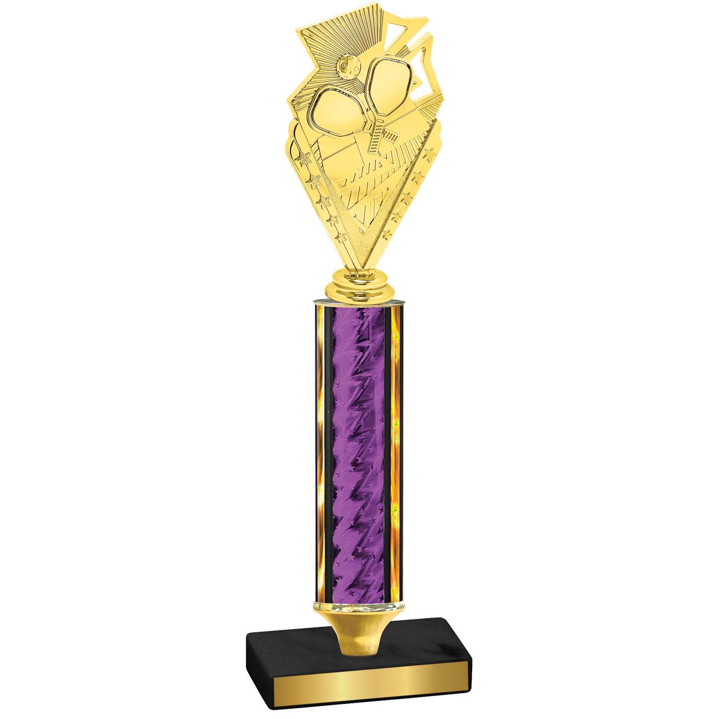 Value Purple Glacier Pickleball Trophy