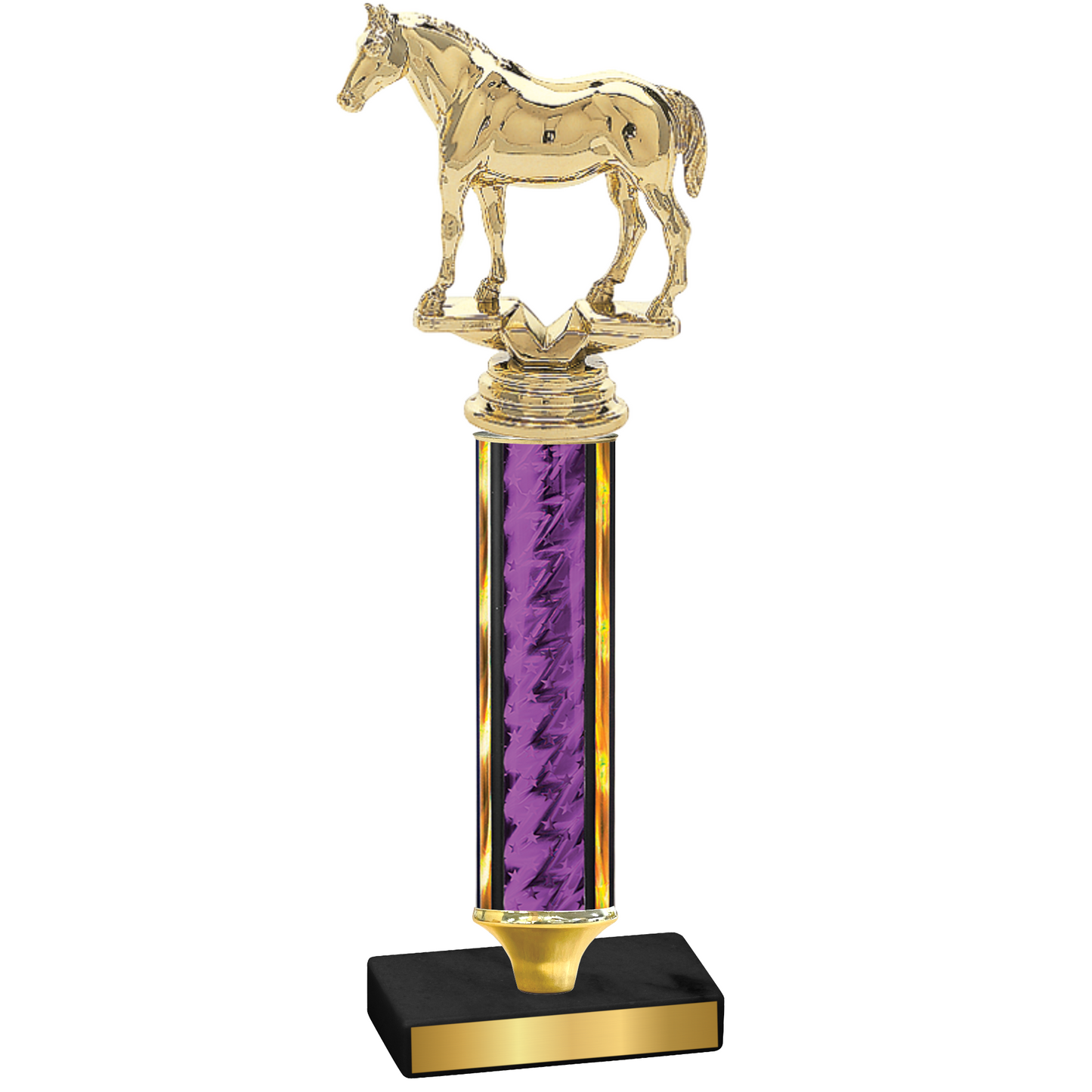 Value Purple Glacier Horses Trophy