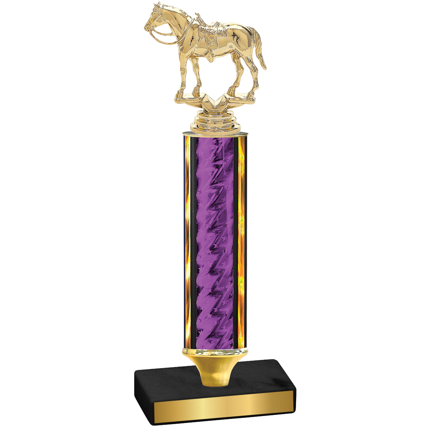 Value Purple Glacier Horses Trophy