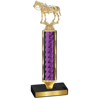 Value Purple Glacier Horses Trophy