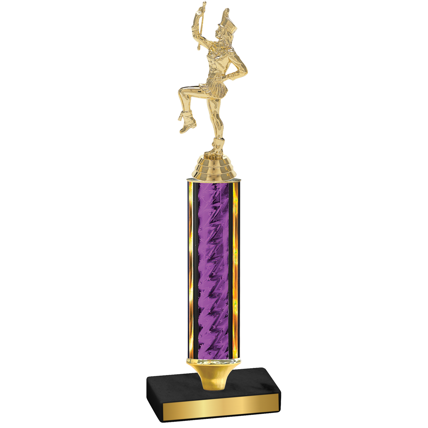 Value Purple Glacier Majorette Trophy