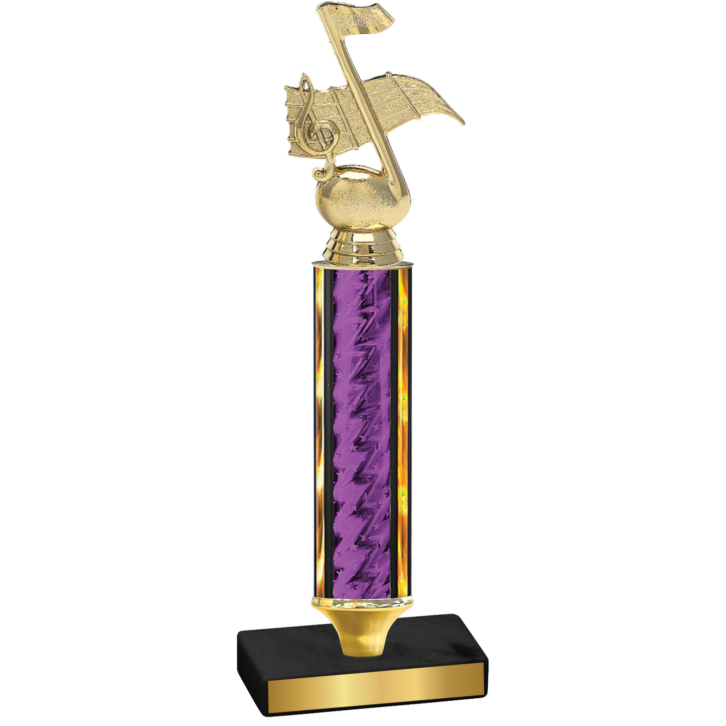 Value Purple Glacier Music Trophy