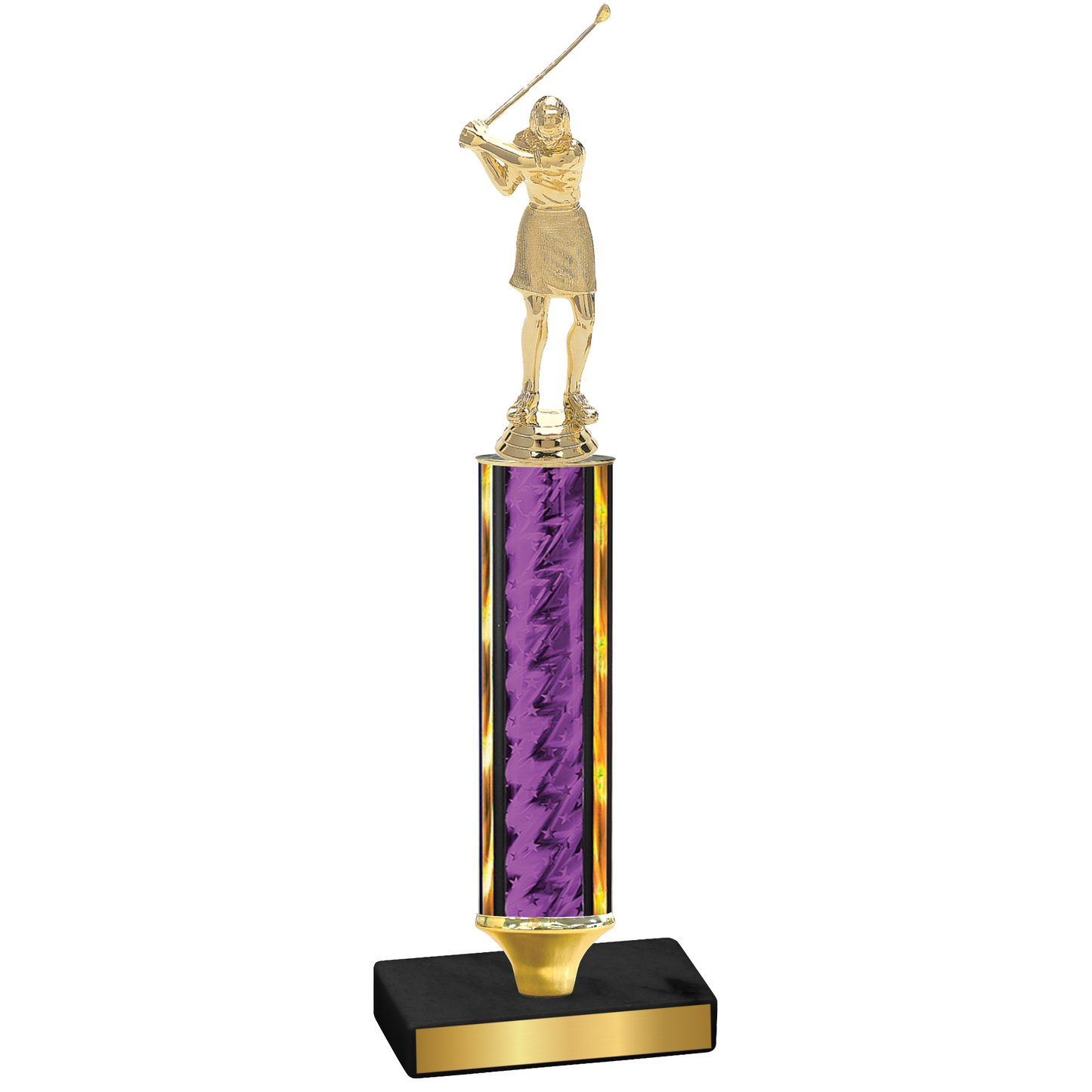 Value Purple Glacier Golf Trophy