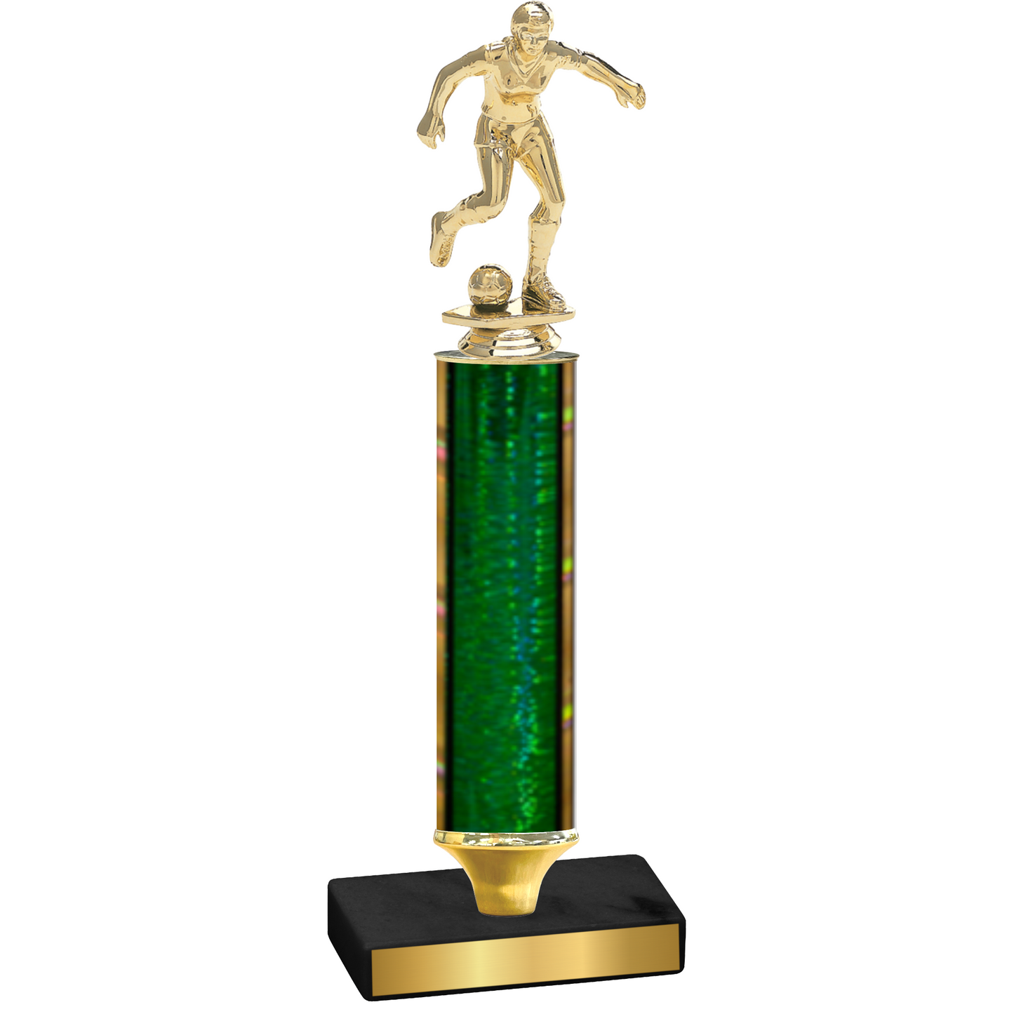 Value Green Glacier Soccer Trophy