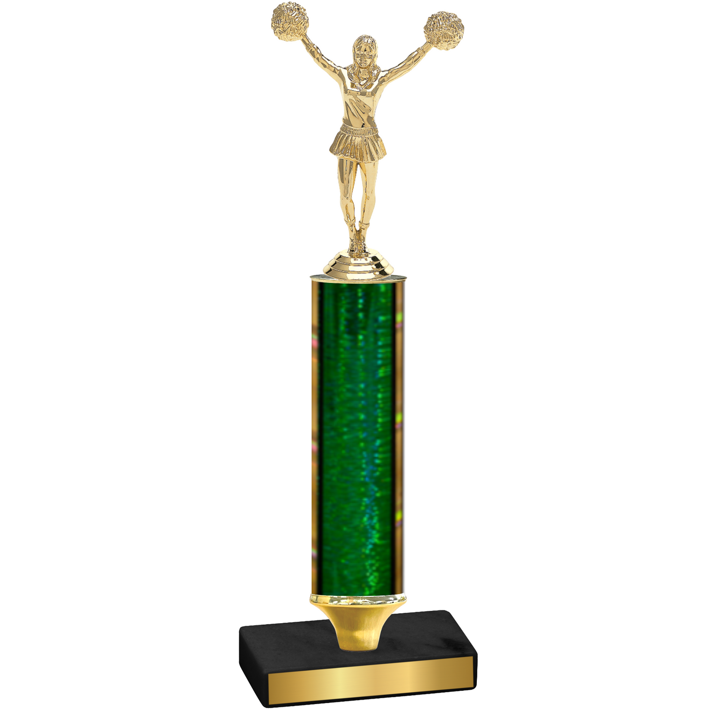 Value Green Glacier Cheerleading Trophy